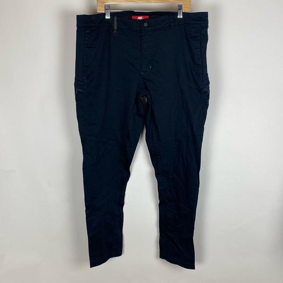 Nike Tech Woven Bonded Jogger Pants Men's Sz 40 Cargo Black 805110 010